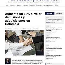 Aumento un 82% el valor de fusiones y adquisiciones en Colombia
